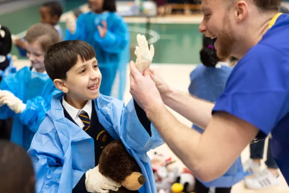 At the Teddy Bear hospital