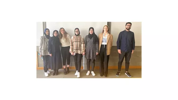 Moufida Benmoussa, Alaeddine Boutamine, Imane Daca, Saoirse Enright, Zina Hadjadj, Nour Lahiouel, and Wafa Rougab