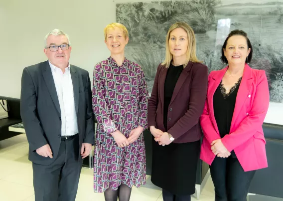 A group pictured at the workshop in UL