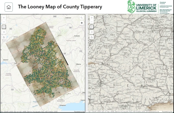 The 'Looney Map' online resource: shorturl.at/cfHRV 
