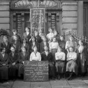 Women outside Liberty Hall 