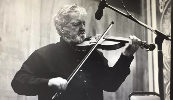 tommy playing violin