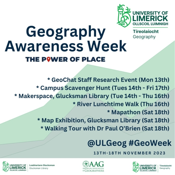 Geography Awareness Week 2023 poster