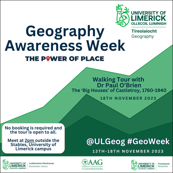 Walking Tour - Geography Awareness Week 2023