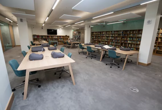 Special Collections Reading Room in the Library.