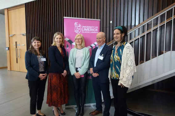 PHR Launch with Anne MacFarlane, Norelee Kennedy, NUIG Rep, Alan Donnelly and Helen Phelan