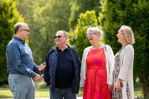 Pictured at the 9th Public and Patient Involvement Summer School, University of Limerick were, Dr Jon Salsberg, UL, Gerry Daly, PPI, Anne Cody, HRB and Lorna Kerin, Manager Participatory Health Research Unit School of Medicine, UL