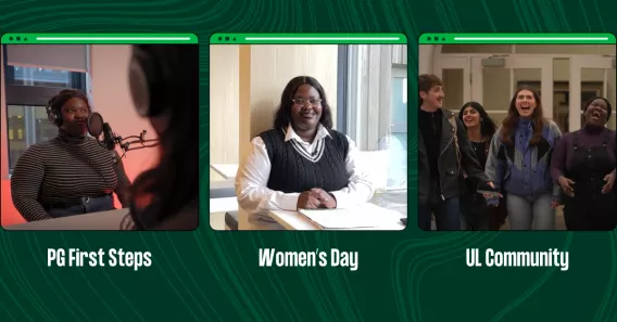 Teasers of Lucy in 3 videos for UL Global PG First Steps, Women's Day and UL Community