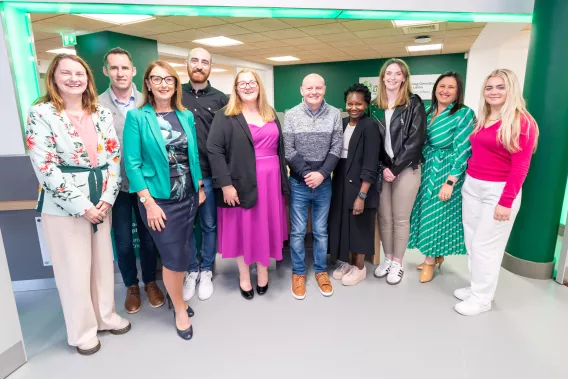 Student Support and Engagement Hub Launch group photo