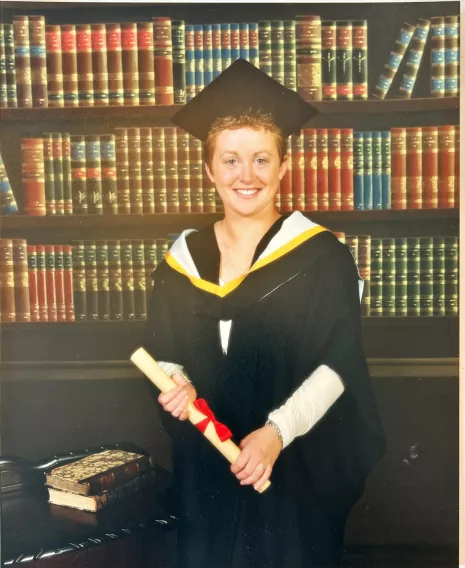 graduation photo of jennifer downing