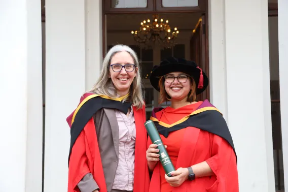 Professor Sarah Hudson and Dr Peuli Ghosh