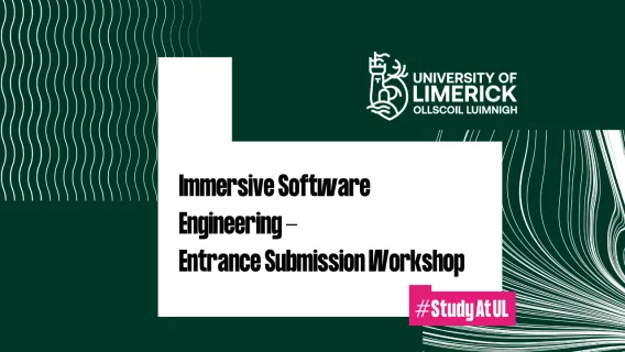 BSc in Immersive Software Engineering (LM173) Entrance Submission Workshop 