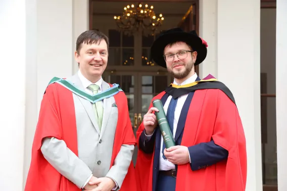 Professor Micheal Scanlon and Dr Kamil Cywinski