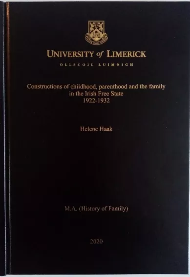 Helene Haak's dissertation cover