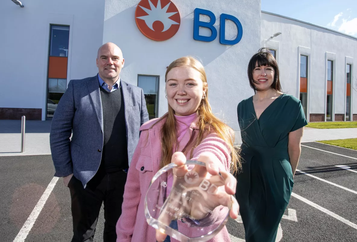 ‘Superb collaboration’ between BD and University of Limerick as students receive bursaries