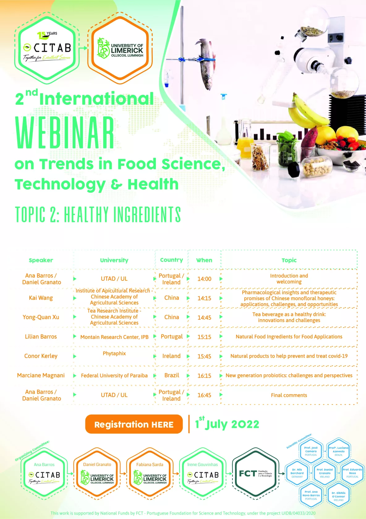 Trends in Food Science, Technology and Health Webinar