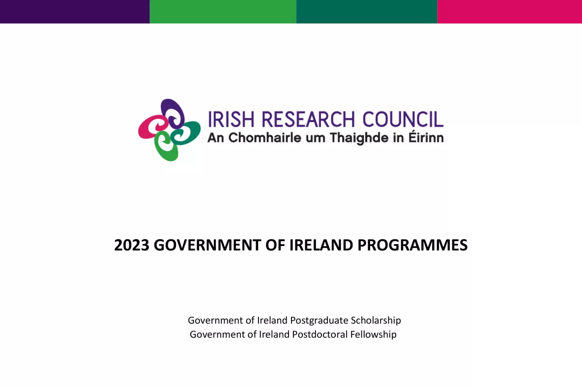 picture of the 2023 Government of Ireland call document