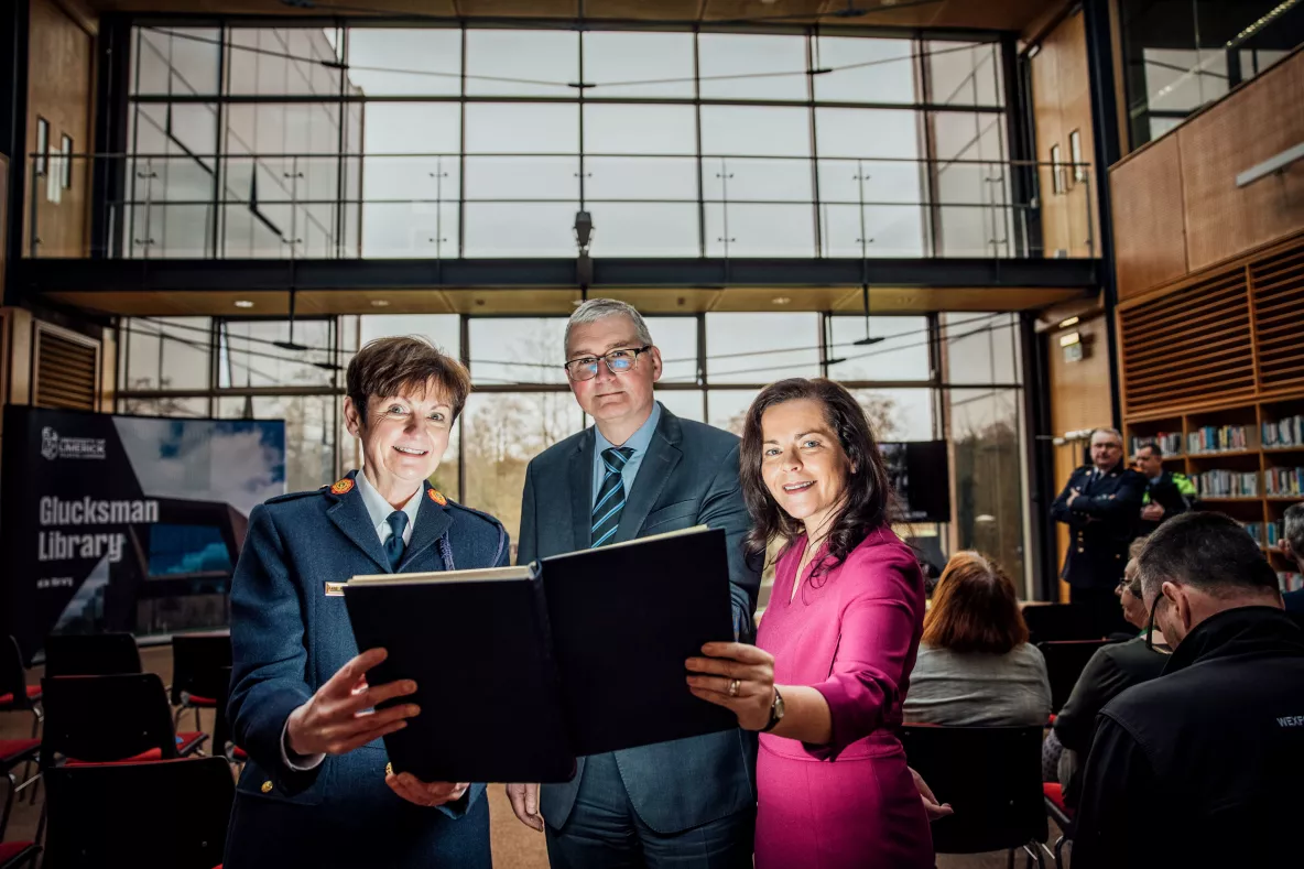 A group pictured at the launch in UL