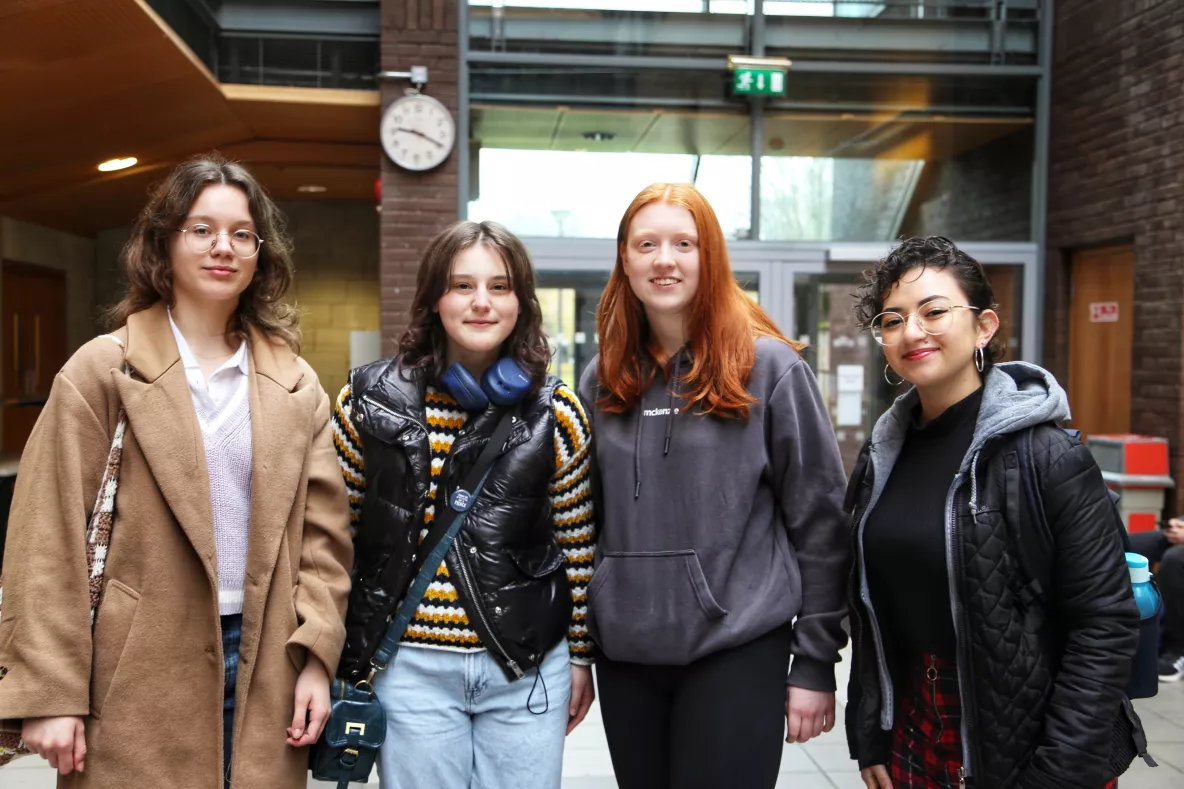 Students visiting the CSIS Department at UL