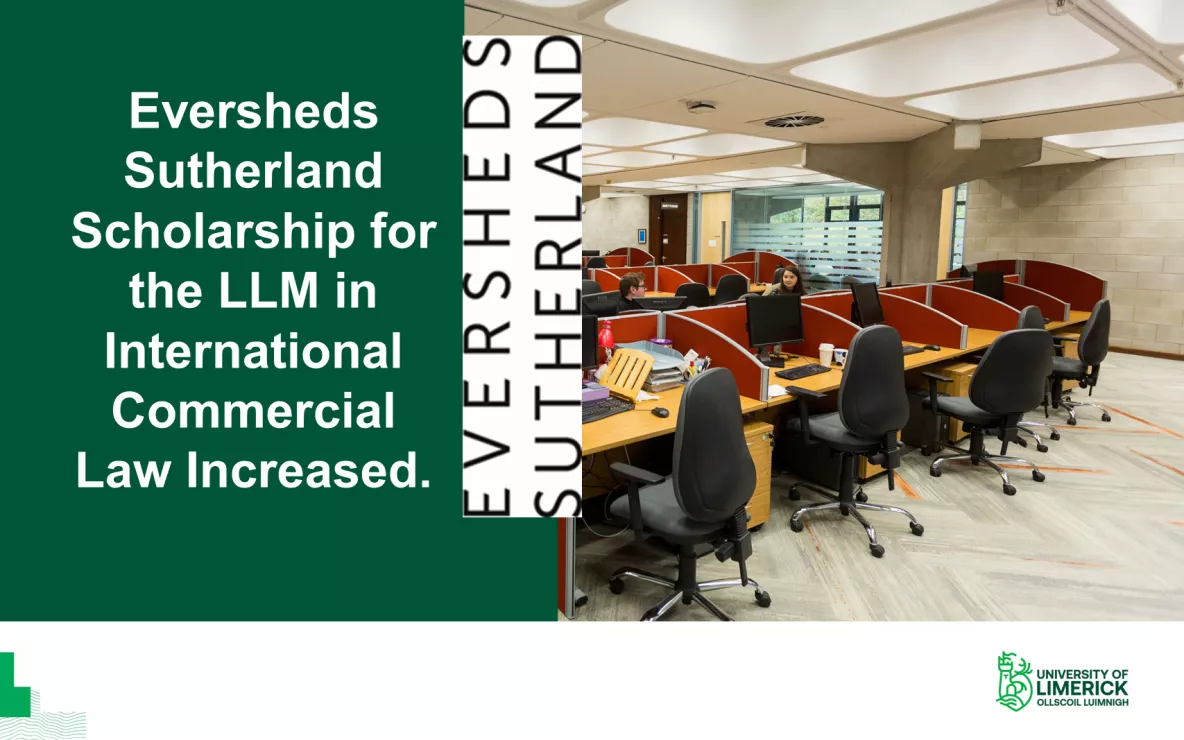 Eversheds Sutherland scholarship for the LLM in International Commercial Law