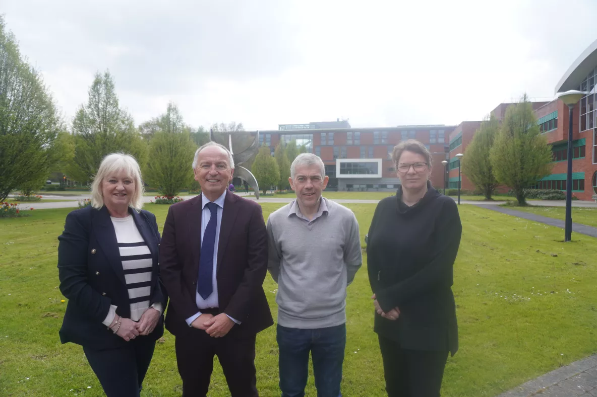 A group pictured at the training workshops in UL