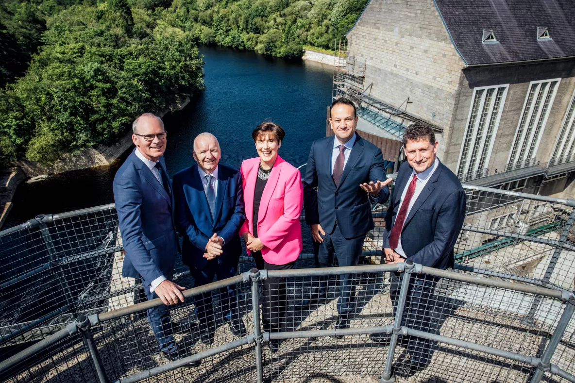 The group pictured at the launch of the report in Ardnacrusha