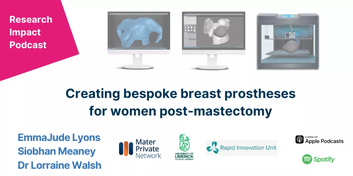 Creating bespoke breast prostheses for women post-mastectomy Podcast image