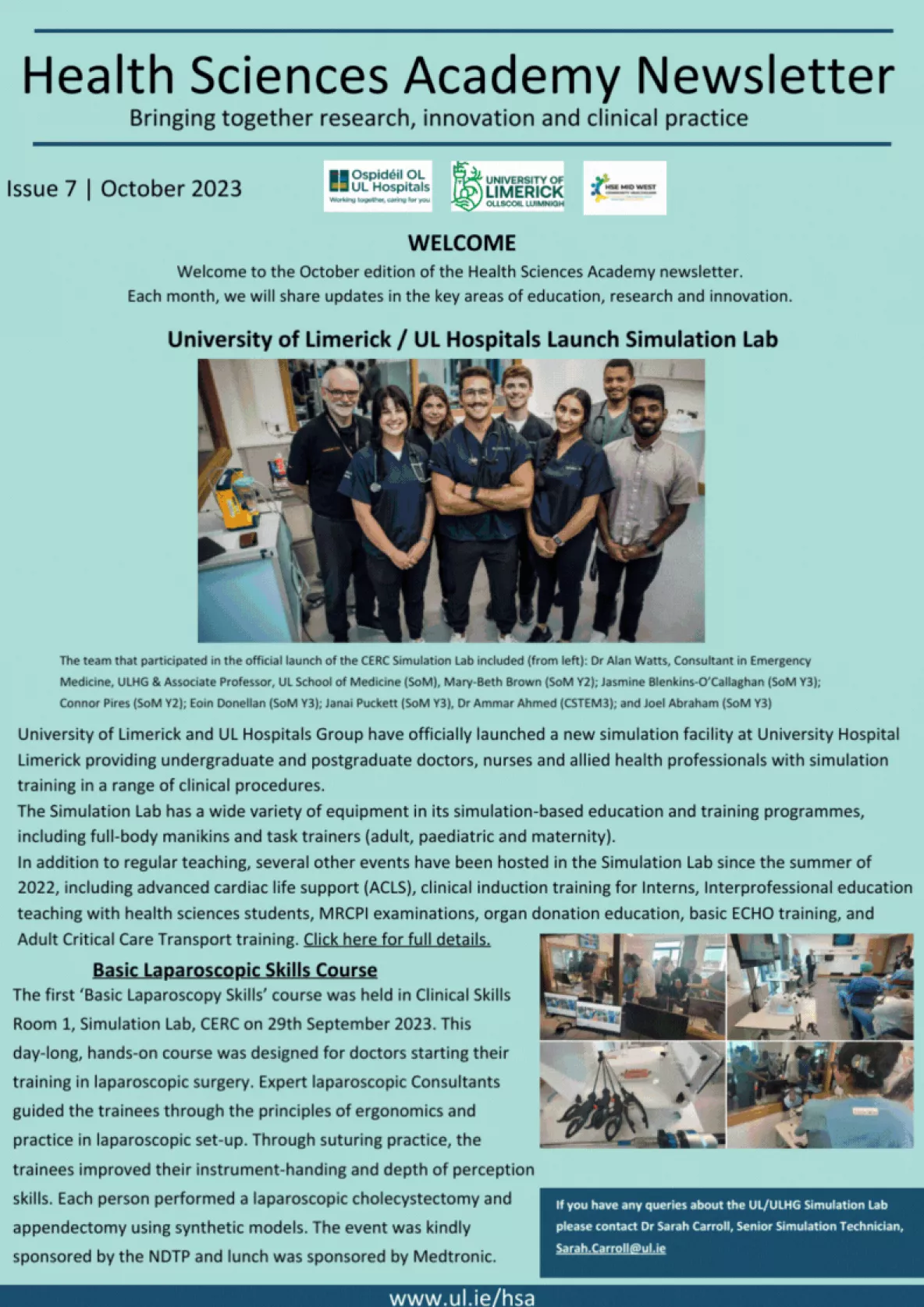 HSA Oct 2023 Newsletter