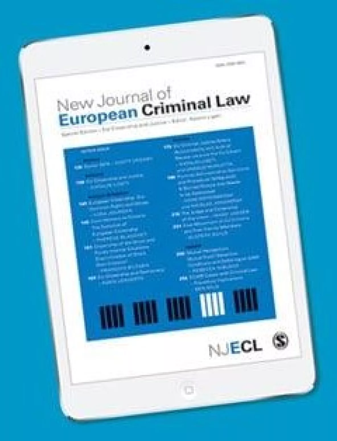 Clipart Image of the New Journal of European Criminal Law Cover