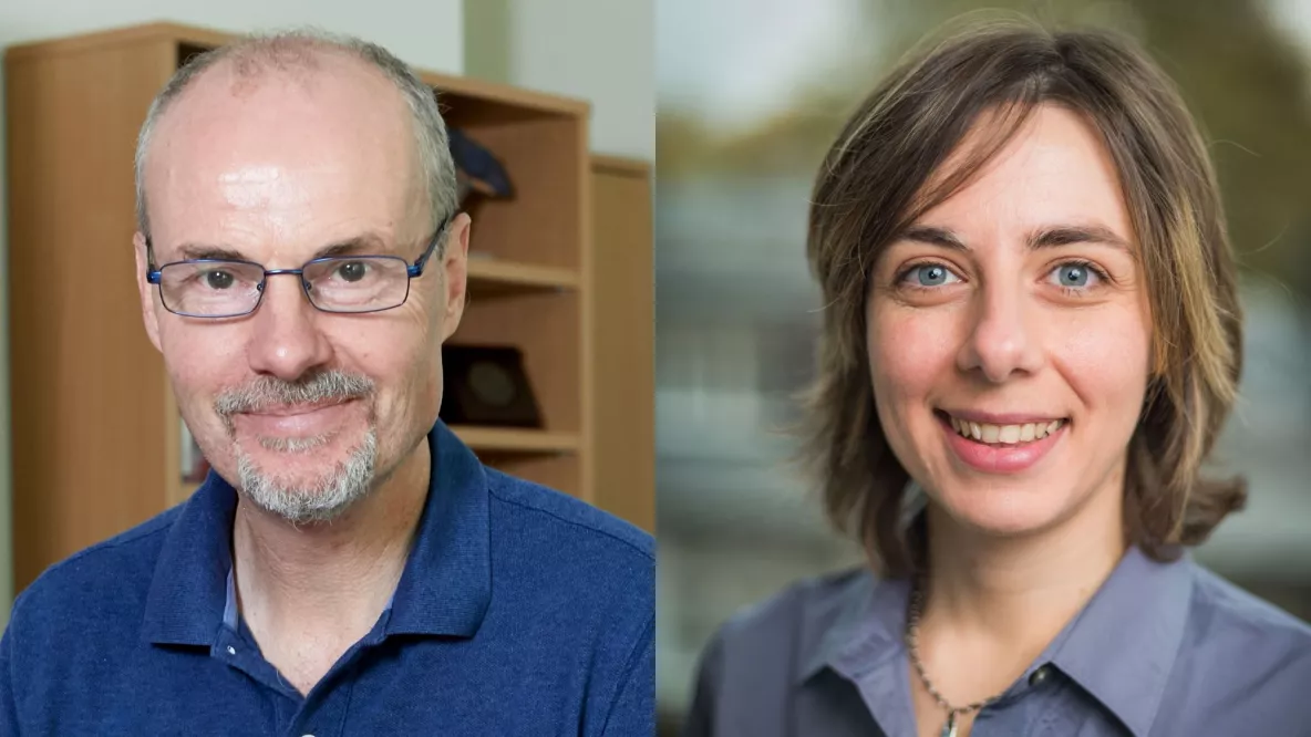 A picture of Professors John Grundy and Federica Sarro, recipients of the prestigious David Lorge Parnas Fellowship