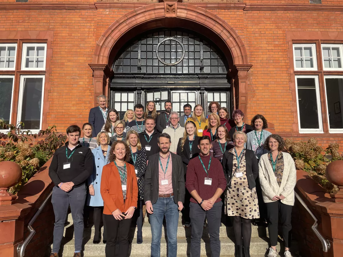 Participants during the event for physical activity guidelines for Ireland 