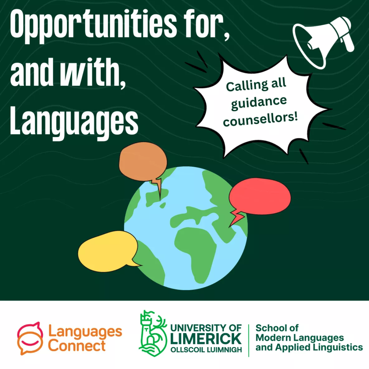 Opportunities for and with Languages - An event for Guidance Counsellors