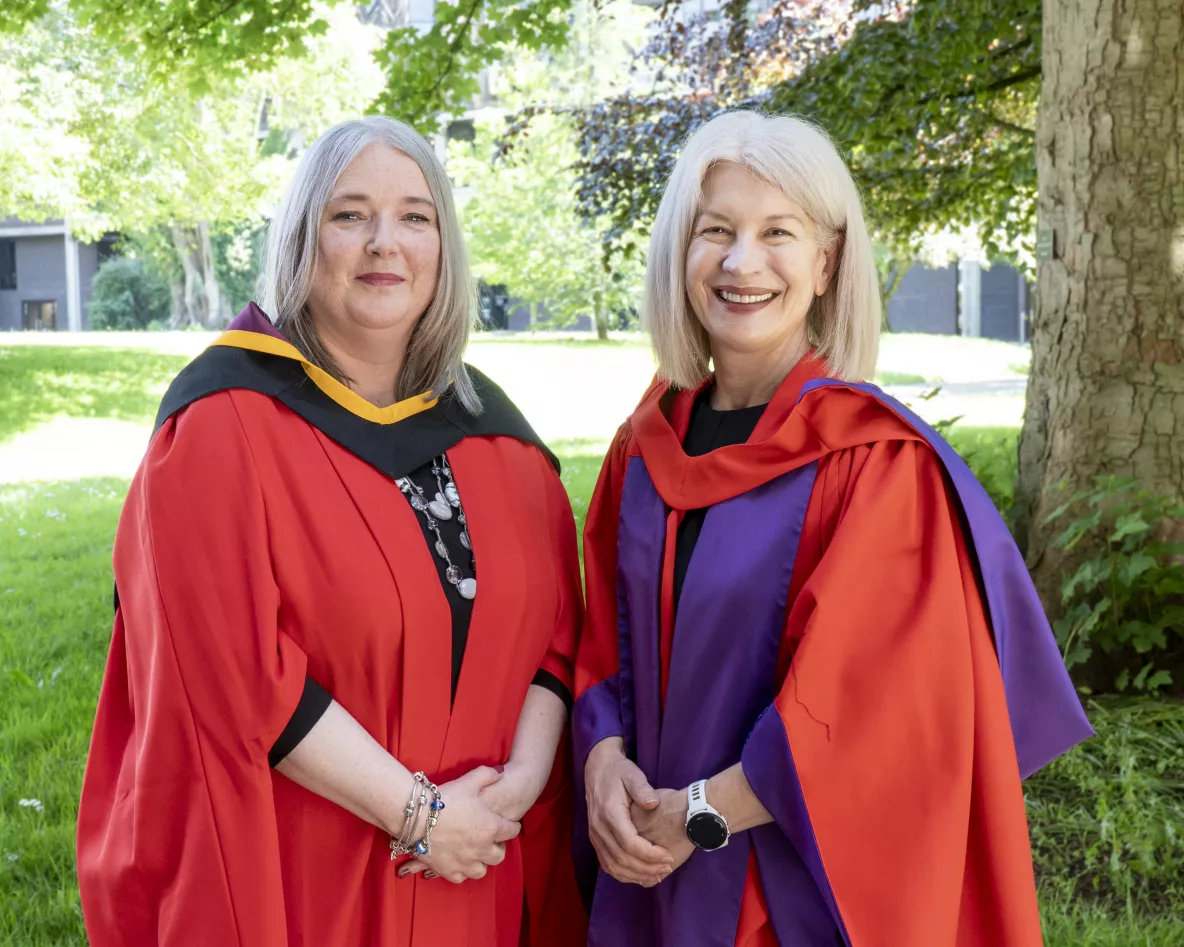 Professor Patricia Mannix McNamara and Professor Deirdre McGrath