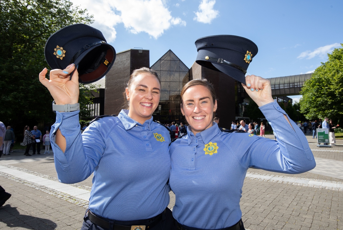 Hats off as Garda College graduates march out at University of Limerick