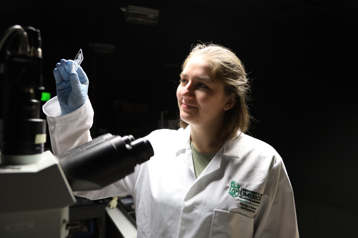 Applied Physics student Bente Dalüge pictured at University of Limerick