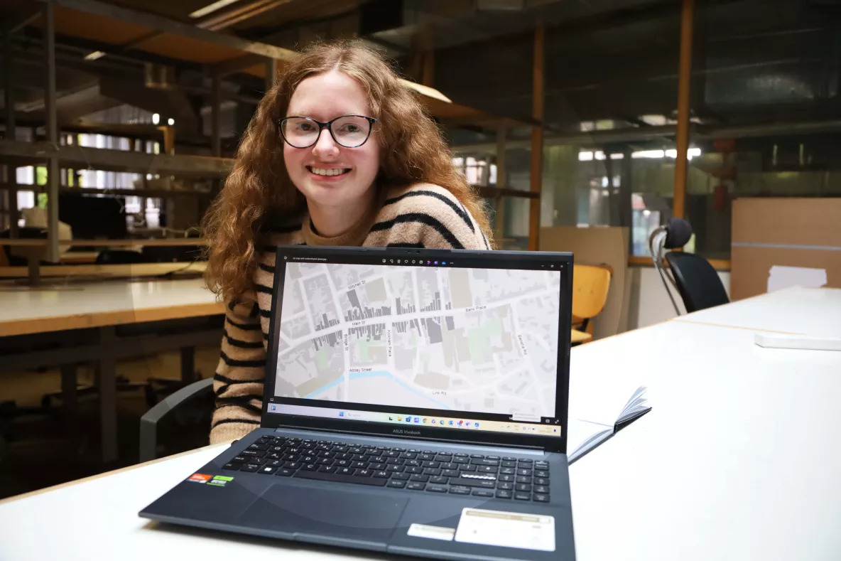 Architecture student Peggy Donovan pictured at University of Limerick