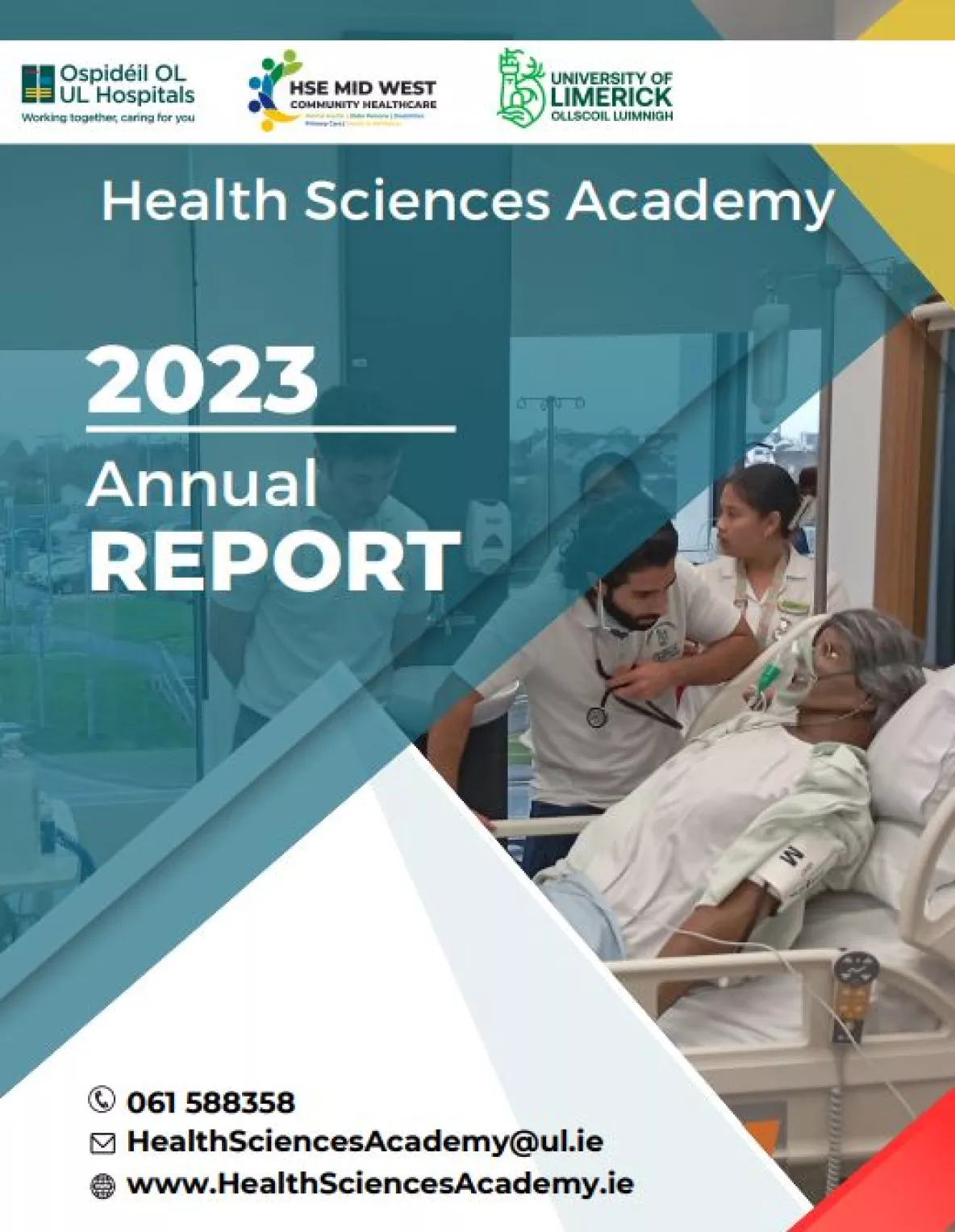 Health Sciences Academy Annual Report 2023 cover 