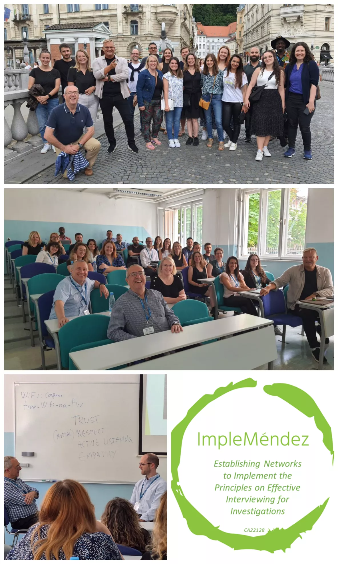 Dr. Alan Cusack Attends ImpleMéndez Training School in Ljubljana, Slovenia