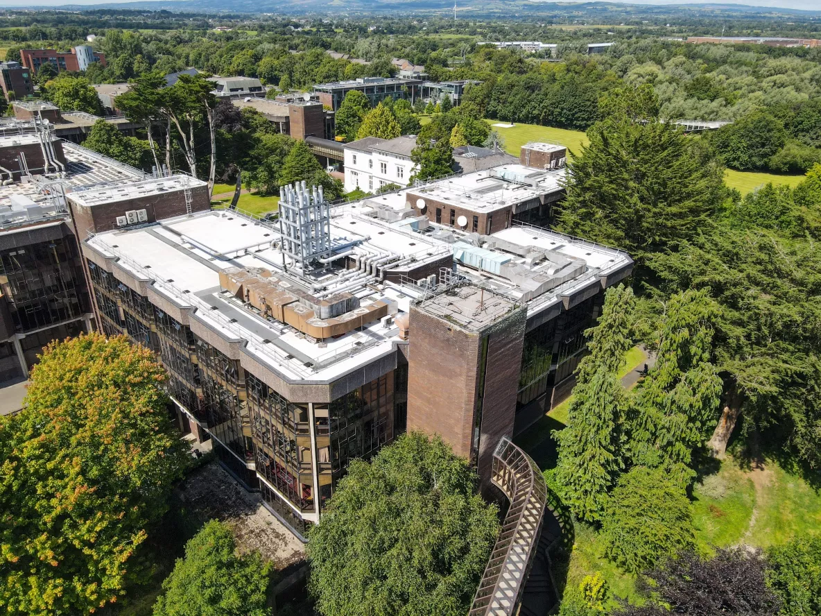 An aerial picture of the UL campus