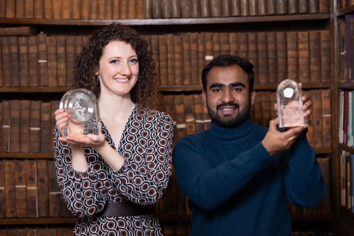 Muddasar Muhammad (Bernal Institute, UL) and Aideen McCabe (UCC) 