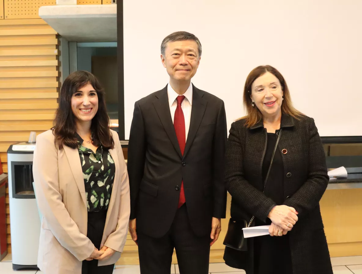 Erika Marcet, Norio Maruyama, and Angela Farrell