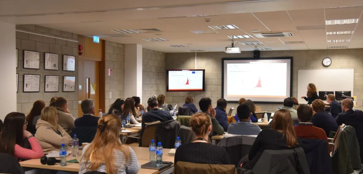 audience listening to lecture