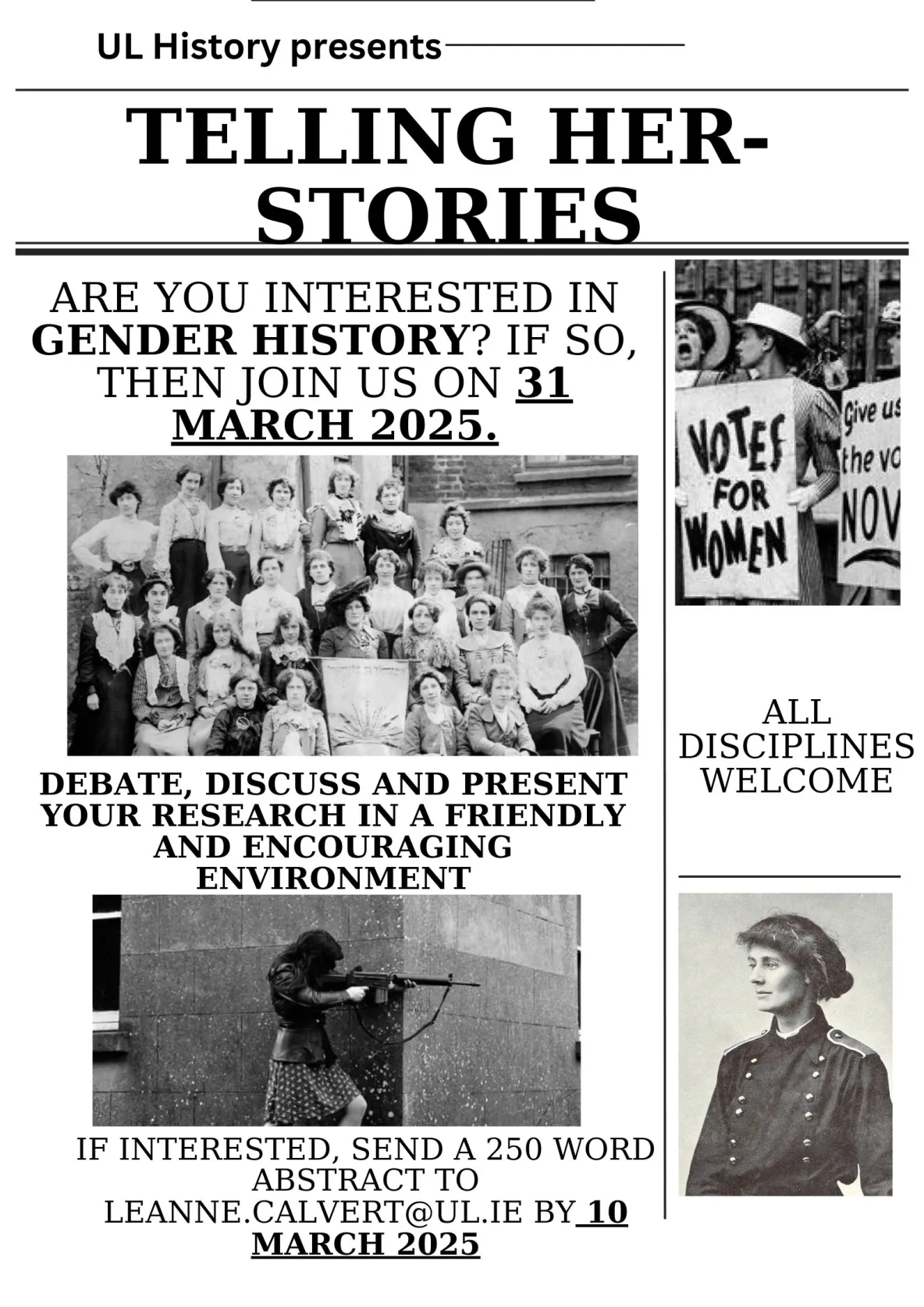 Upcoming Gender History Salon