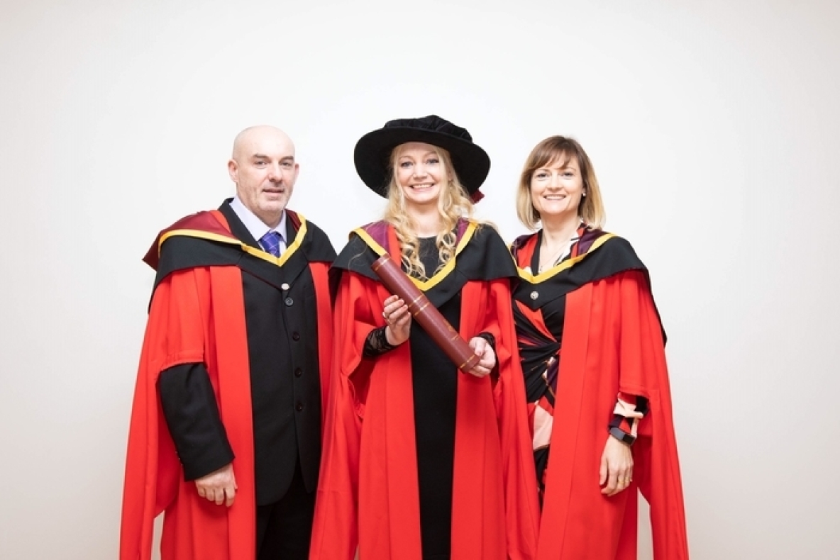  Dr Joyce is the first Mincéir in Ireland to graduate with a PhD.