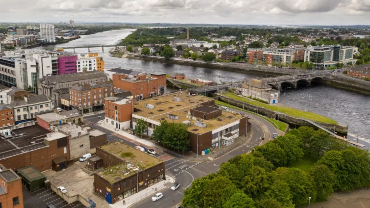 Aerial of Limerick City 