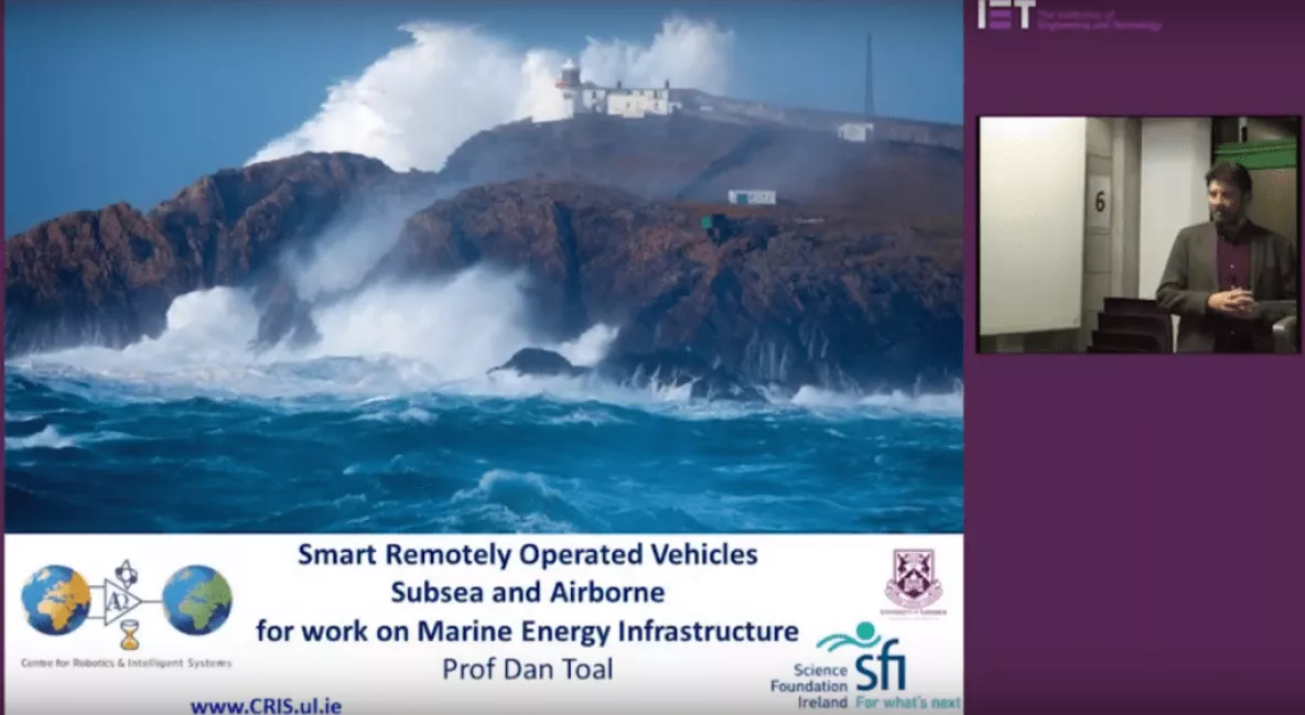 Director of CRIS Daniel Toal Invited Speaker, gives talk on Smart Remotely Operated Vehicles