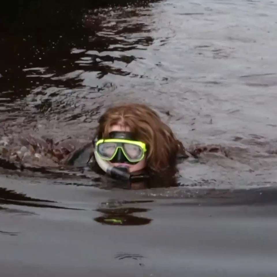 Julia Galvin bog snorkelling