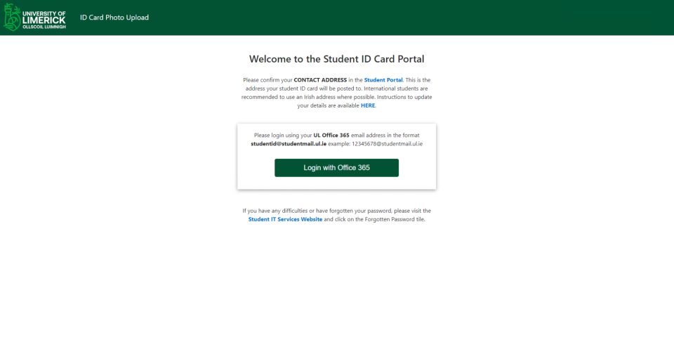 [Academic Registry] Student Card Portal 2