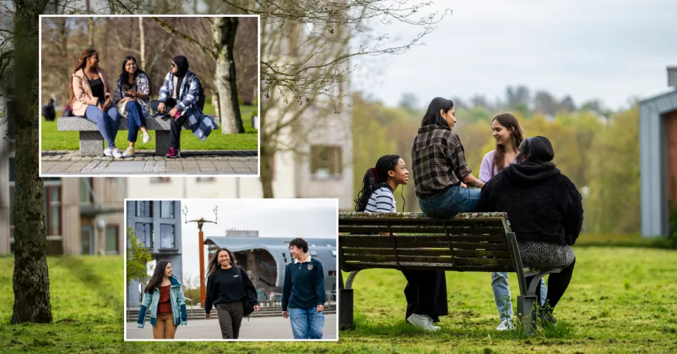 Collage of UL Global student ambassadors on campus