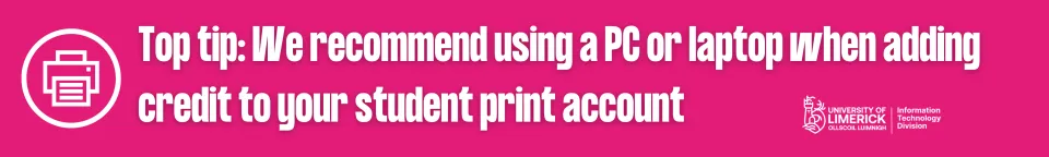 Student print account